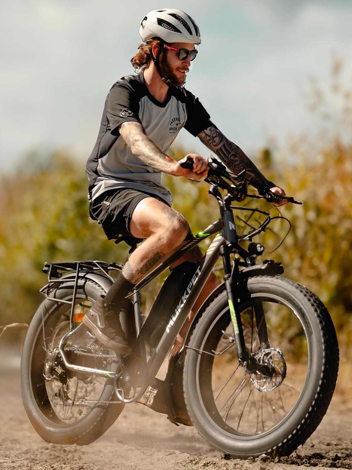 Suburban 1500W Peak Electric Bike for Adults - 25MPH 65Mile Range, 26