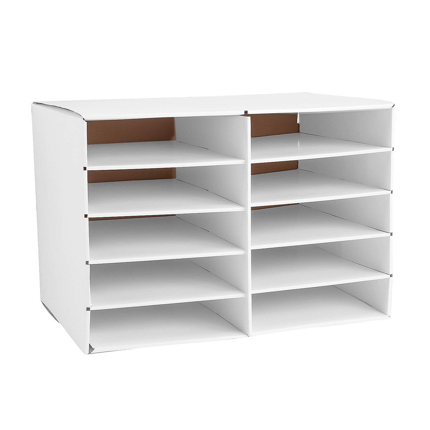 Fun Express 10 Bay Classroom Mailbox Set - Educational Paper Organizer for Kids - Perfect for School, Home & Office Use
