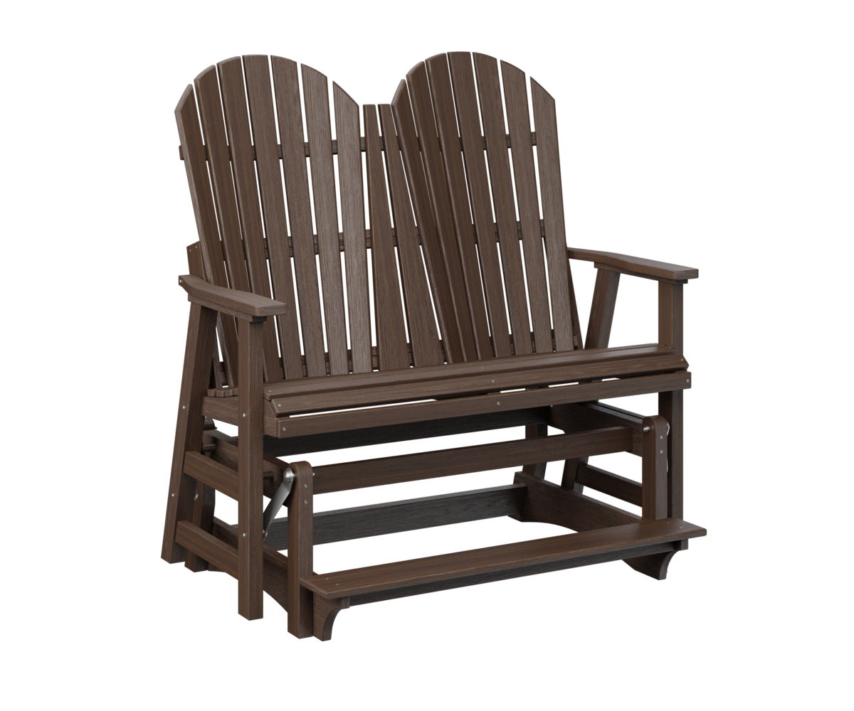Berlin Gardens ComfoBack Double Counter Glider - Outdoor Patio Swing Bench for Porch, Garden, Deck & Backyard Relaxation