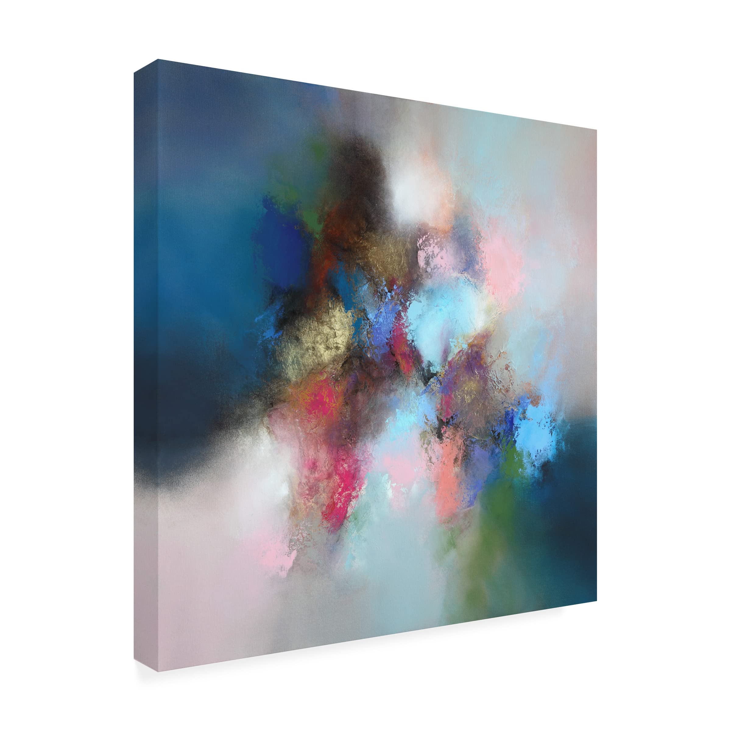 Trademark Fine Art 'Arcadia' Canvas Wall Art by Eelco Maan - Stunning Landscape Painting for Living Room, Bedroom & Office Decor