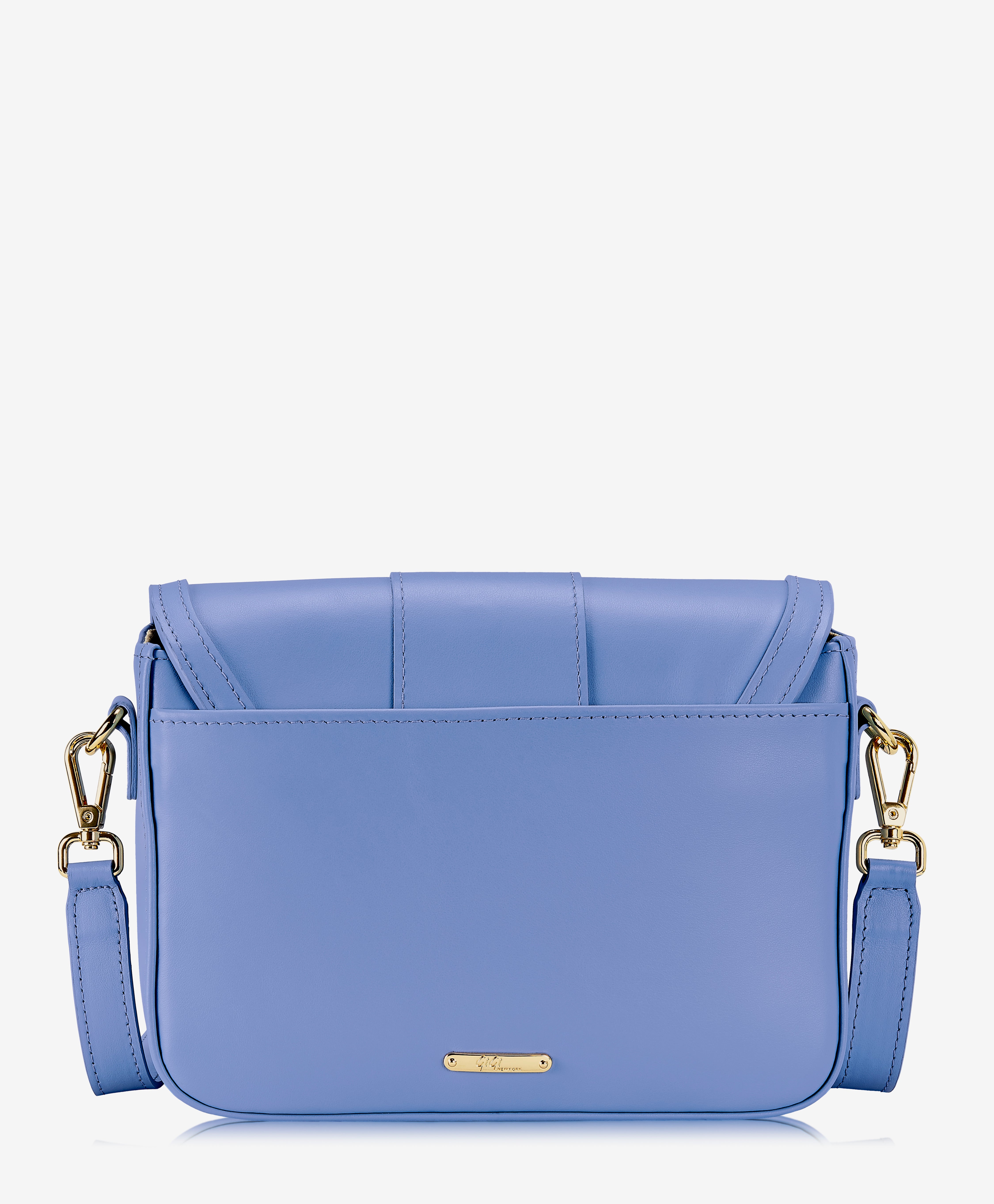Lily Crossbody Bag in French Blue - Genuine European Calfskin Leather Handbag for Women | Perfect for Work, Travel & Everyday Use
