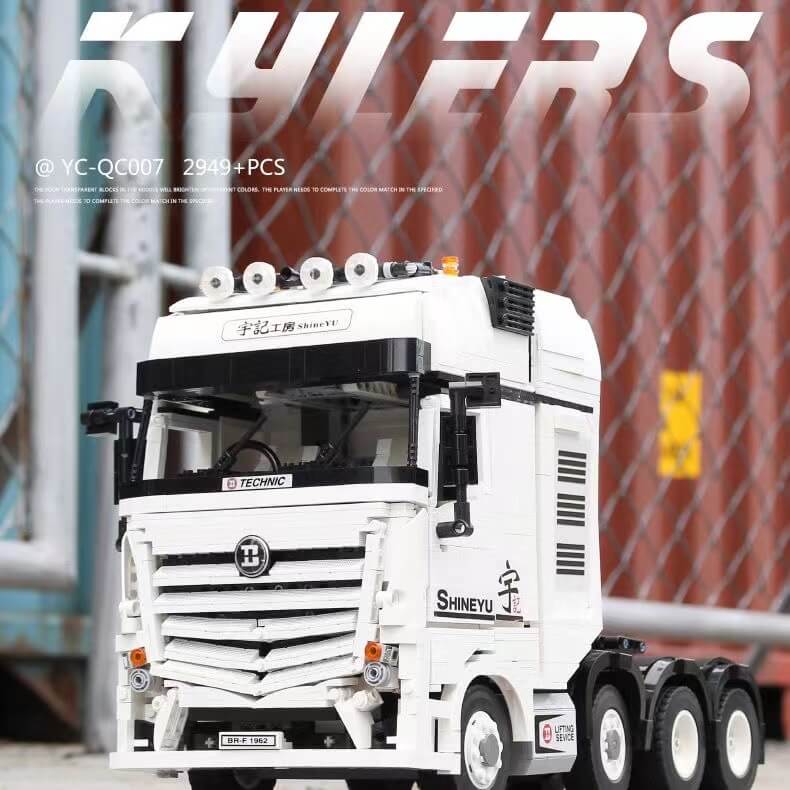 Happy Build Fully Remote Control RC Benz ACTROS 4163 Truck Toy - Perfect for Kids, Collectors & RC Enthusiasts | Indoor & Outdoor Play, Gifts, Racing Fun