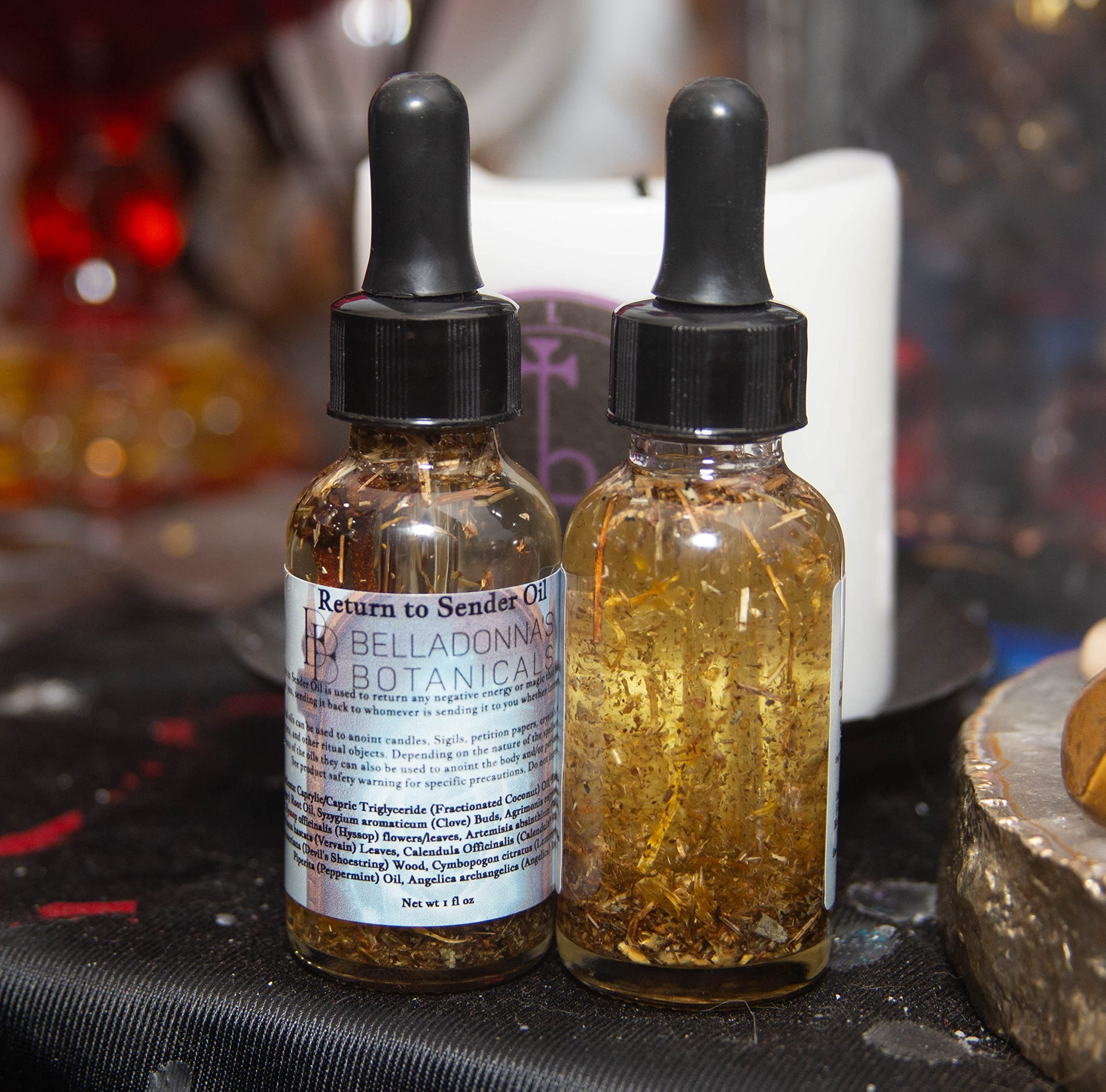 Return to Sender Ritual Oil - Spiritual Protection & Negative Energy Removal - Perfect for Cleansing, Warding Off Evil & Home Blessing