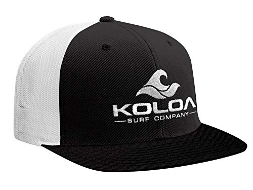 Black/ White With White Embroidered Logo