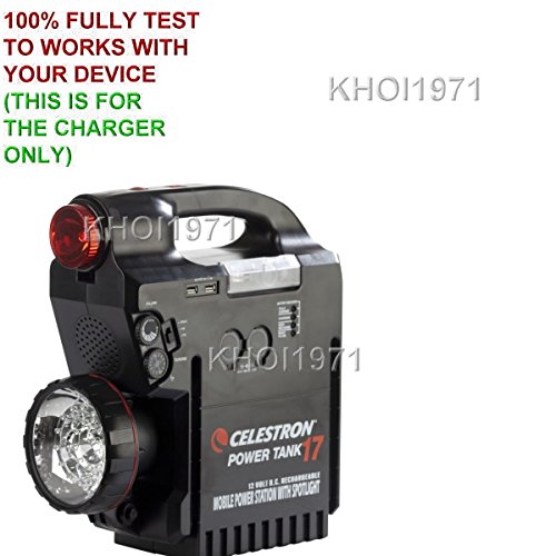 KHOI1971 Wall Charger AC Adapter Cable for CELESTRON Power Tank 17 Power Station 18777 18774 - Replacement Charger for Outdoor Camping, Astronomy & Emergency Power Backup