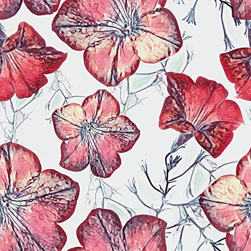 Red Pink Floral