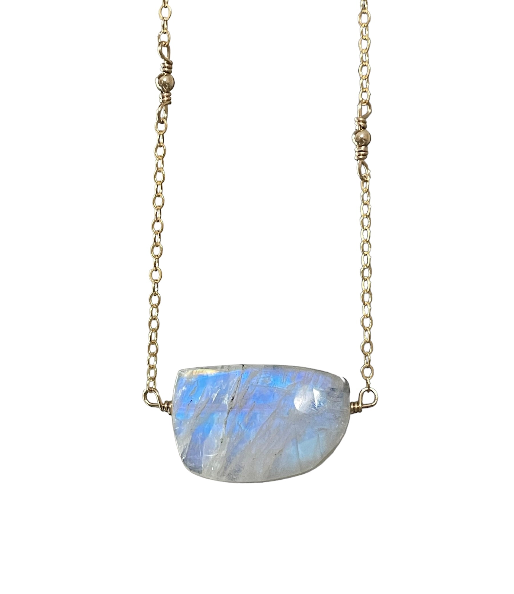 Moonstone Pendant Necklace - Natural Gemstone Jewelry for Women, Healing Crystal Gift for Birthday & Anniversary - Perfect for Meditation, Yoga & Spiritual Practices