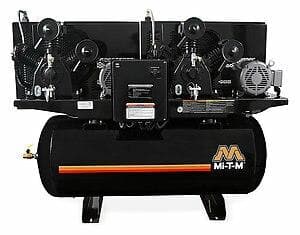 120 Gallon Two Stage Electric Duplex Air Compressor - Heavy Duty Industrial Air Pump for Workshops & Factories - ADD 23110 120HM - Perfect for Automotive Repair, Woodworking & Metal Fabrication