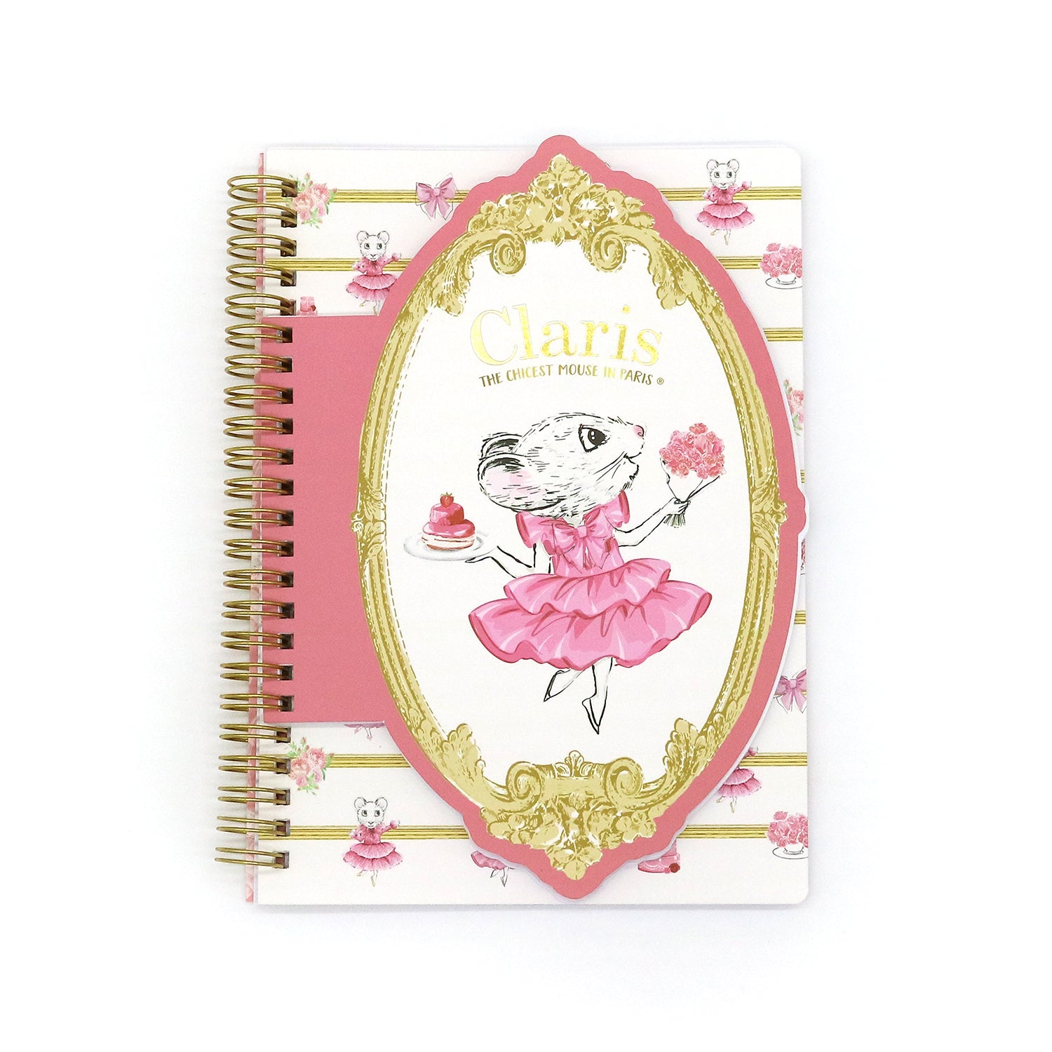 Claris the Mouse Magnificent Mess A5 Notebook - Cute Mouse Design Journal for Writing, Sketching & Note Taking - Perfect Gift for Students & Office Use