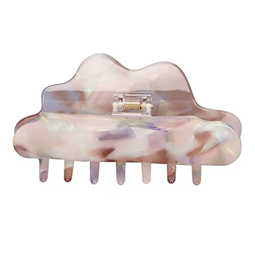 Non-Slip Fashion Hair Claw Clips for Women - Elegant Colorful Purple Hair Clamps for Parties, Weddings & Daily Styling