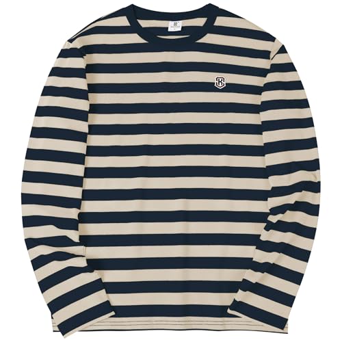 Beige Navy-long Sleeve