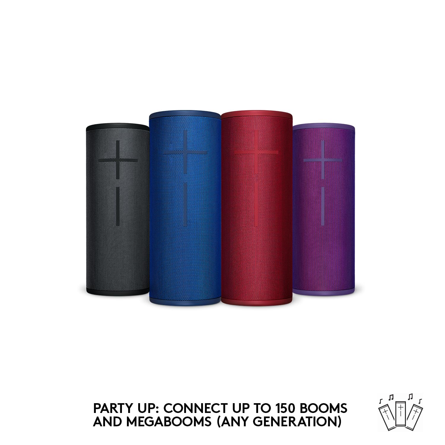 Ultimate Ears MEGABOOM 3 Wireless Bluetooth Speaker - Powerful Sound with Thundering Bass, 20-Hour Battery, 45m Range, Waterproof & Magic Button (Ultraviolet Purple) | Perfect for Outdoor Adventures, Pool Parties & Home Entertainment
