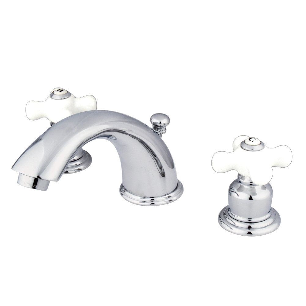 Kingston Brass GKB965PX Widespread Bathroom Faucet - 8 Inch Centerset, Oil Rubbed Bronze Finish, High Arc Spout - Perfect for Modern Bathroom Vanities and Sinks