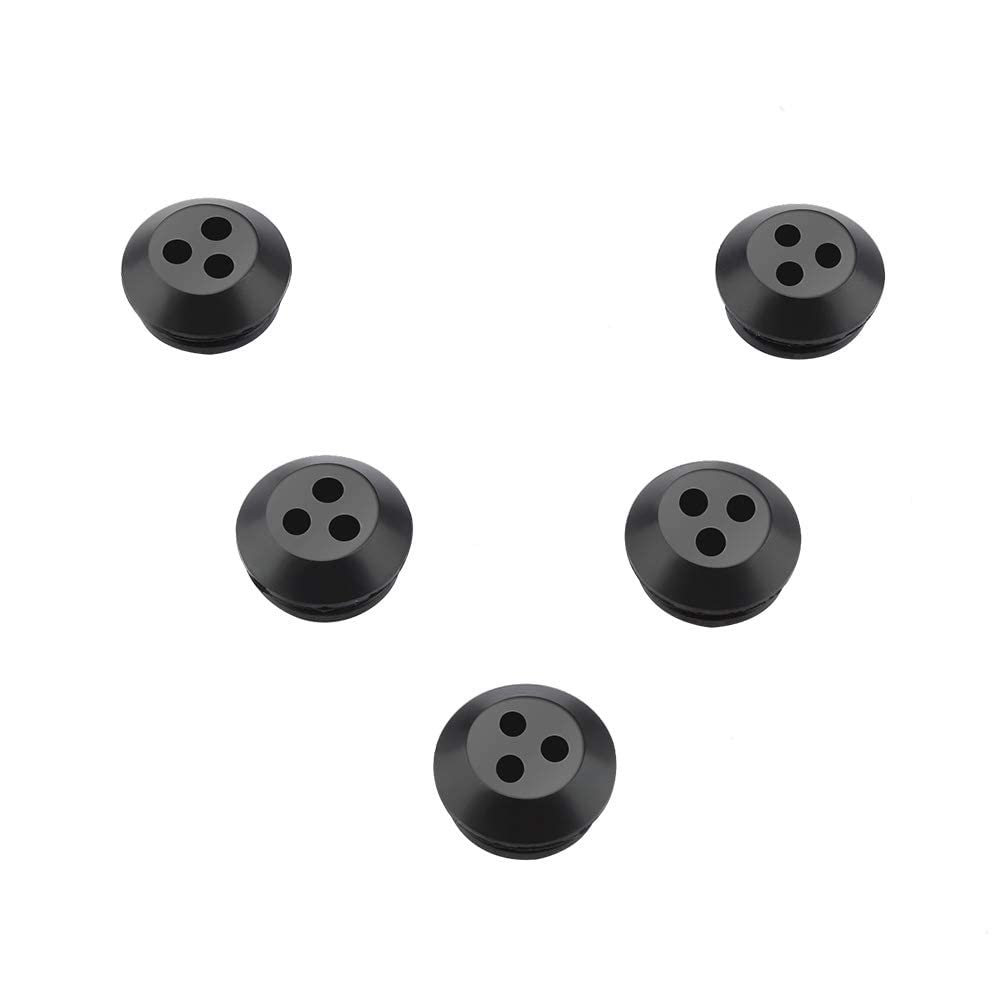 3-Hole Grommet Fuel Tank Tube Replacement Parts for GT SRM Trimmer, Echo PB Series Blower & Lawn Mower - Compatible with Model 13211546730 V137000030 - Perfect for String Trimmer & Brushcutter Maintenance & Repair