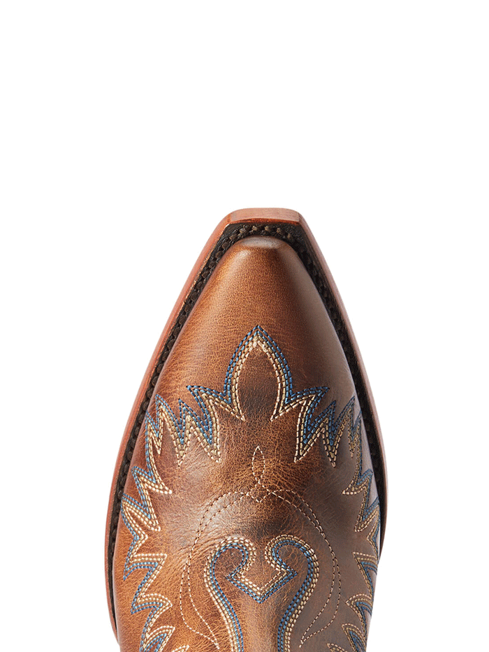 Ariat Women's Dixon Chimayo Western Boots in Fiery Tan - Perfect for Country Dancing, Rodeos, and Western Fashion Outfits