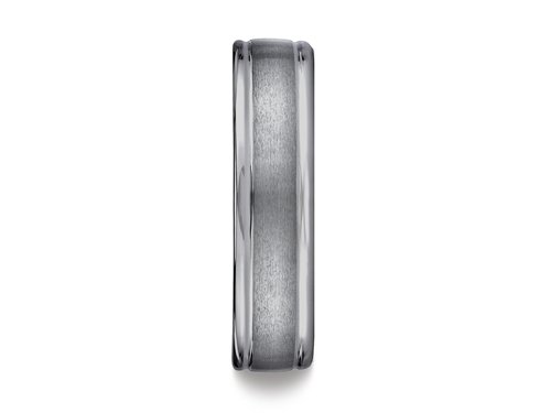 FJC Finejewelers 6mm Comfort Fit Tungsten Carbide Wedding Band for Men - Durable Polished Finish Ring for Anniversary, Engagement & Everyday Wear