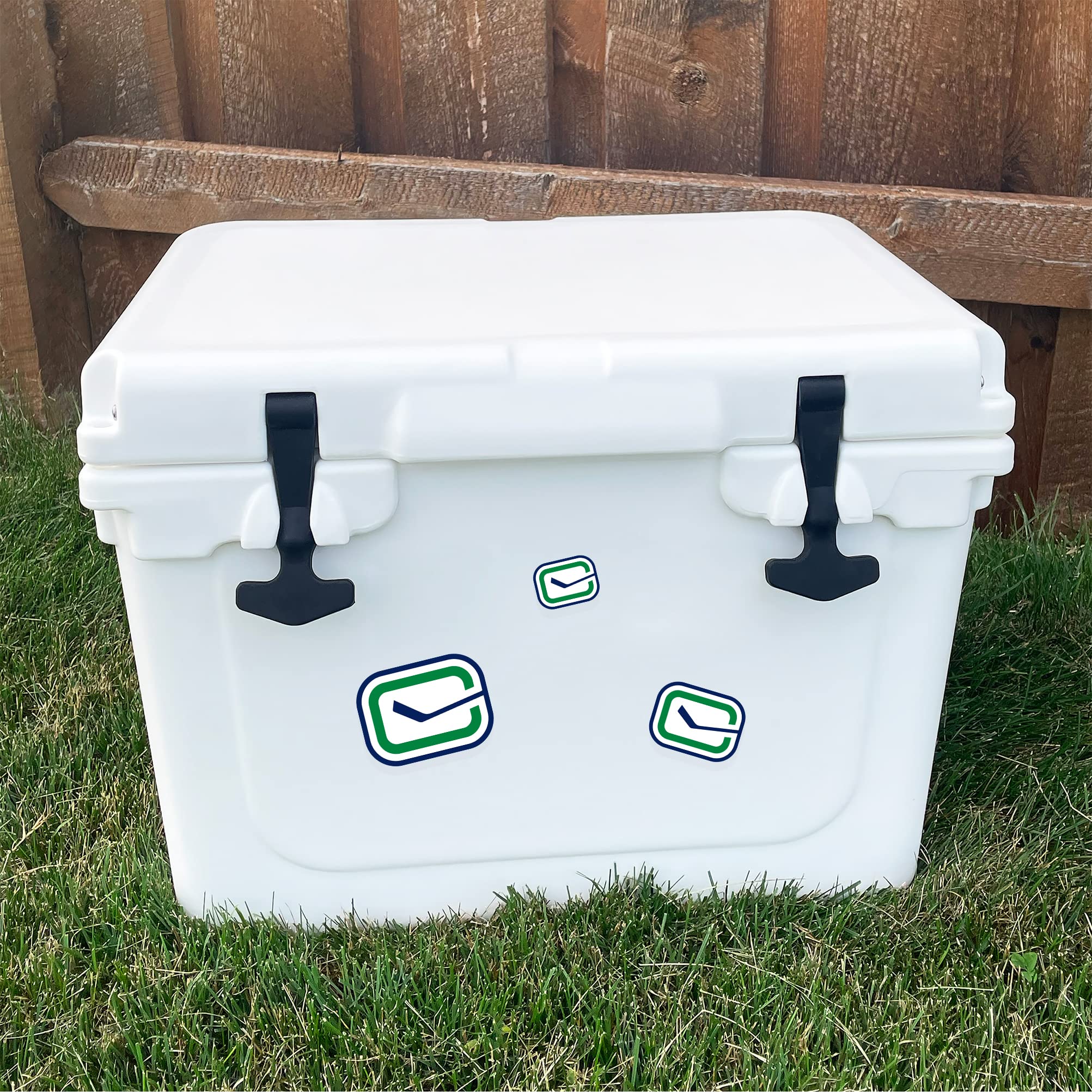 Vancouver Canucks NHL Team Sticker - Desert Cactus Hockey Vinyl Decal for Laptop, Water Bottle, Car & Scrapbook | Durable NHL Hockey Fan Gift & Home Decor