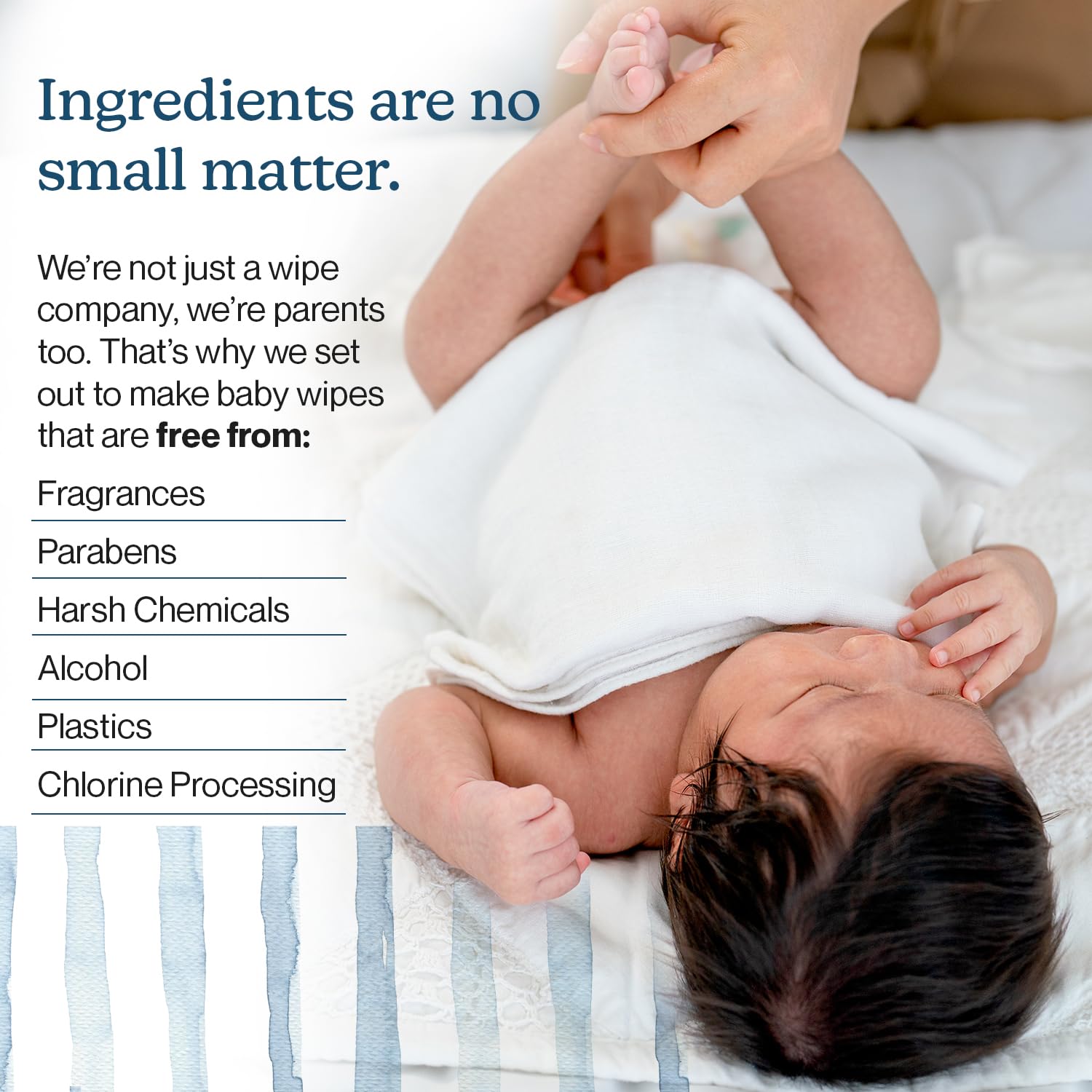 Premium EWG-Verified Baby Wipes - 99% Water-Based, Plastic-Free, Ultra-Soft Plant-Based Wipes | Chlorine & Alcohol-Free, pH-Balanced, Hypoallergenic & Cruelty-Free | 960 Count with Durable Flip-Top Lid | Perfect for Diaper Changes, Face Cleaning & On-the-Go Use