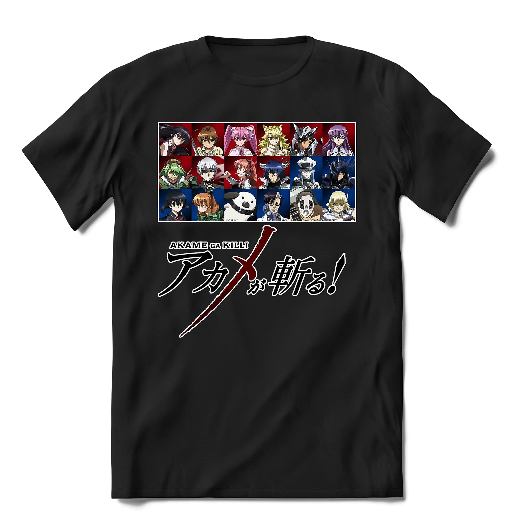 Kloudave Akame Ga Kill Unisex Anime T-Shirt - Soft Cotton Manga Merch for Women, Men & Teens | Perfect for Cosplay, Conventions & Casual Wear