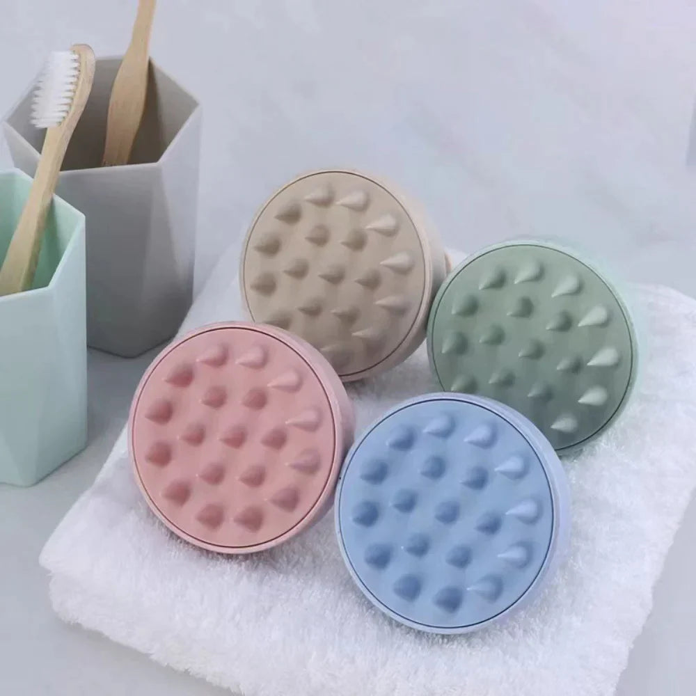 Scalp Massager Shampoo Brush for Hair Care - Gentle Exfoliating & Stimulating Head Massager for Relaxation & Improved Circulation - Perfect for Shower, Bath, and Spa Use