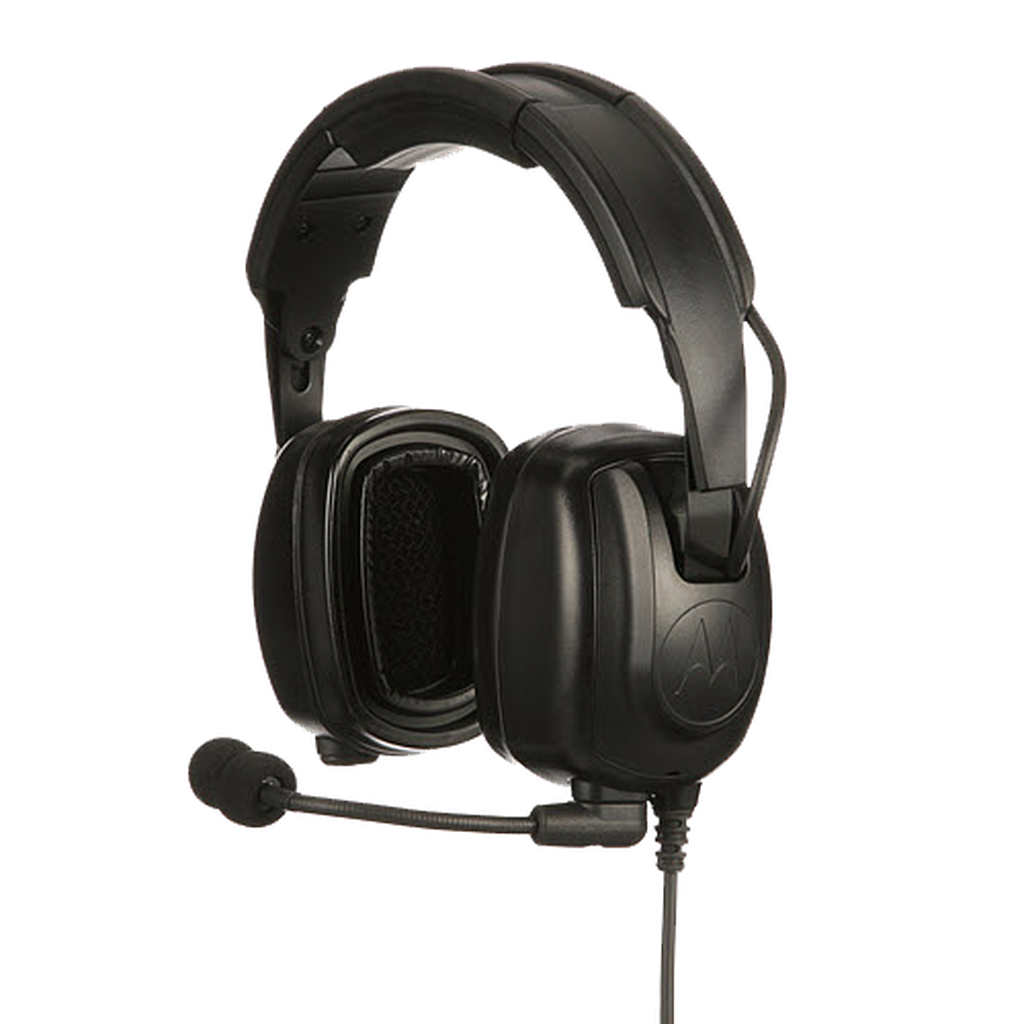 Motorola PMLN7464 Heavy Duty Over-the-Head Headset with Noise Cancellation - Durable Business Headset for Call Centers, Office & Customer Service Professionals