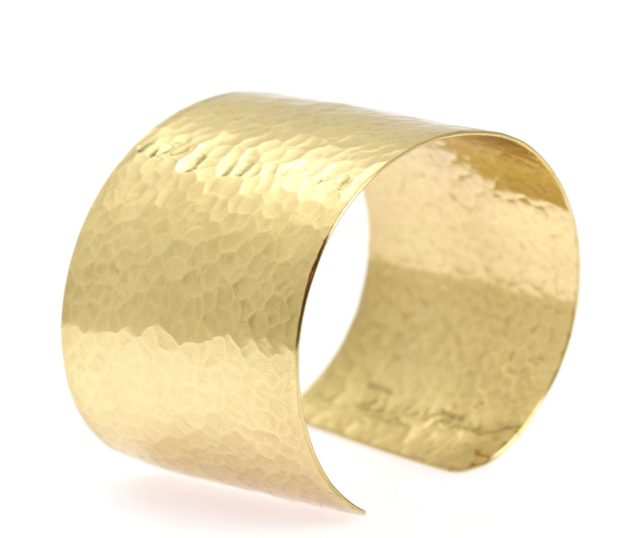 Hammered Nu Gold Brass Cuff Bracelet - Vintage Boho Jewelry for Women - Perfect for Festivals, Weddings & Everyday Wear