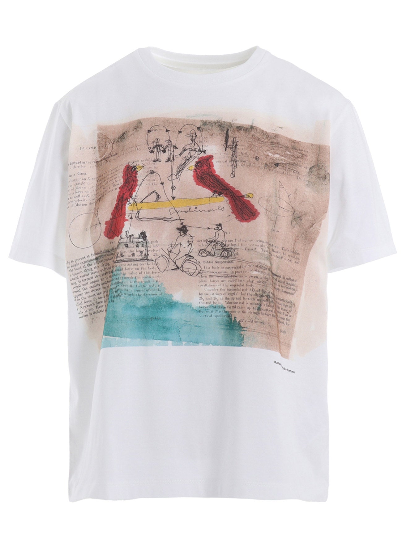 Soft Cotton Jersey Bird Print T-Shirt for Women - Casual Comfort Tee for Everyday Wear, Outings & Relaxation