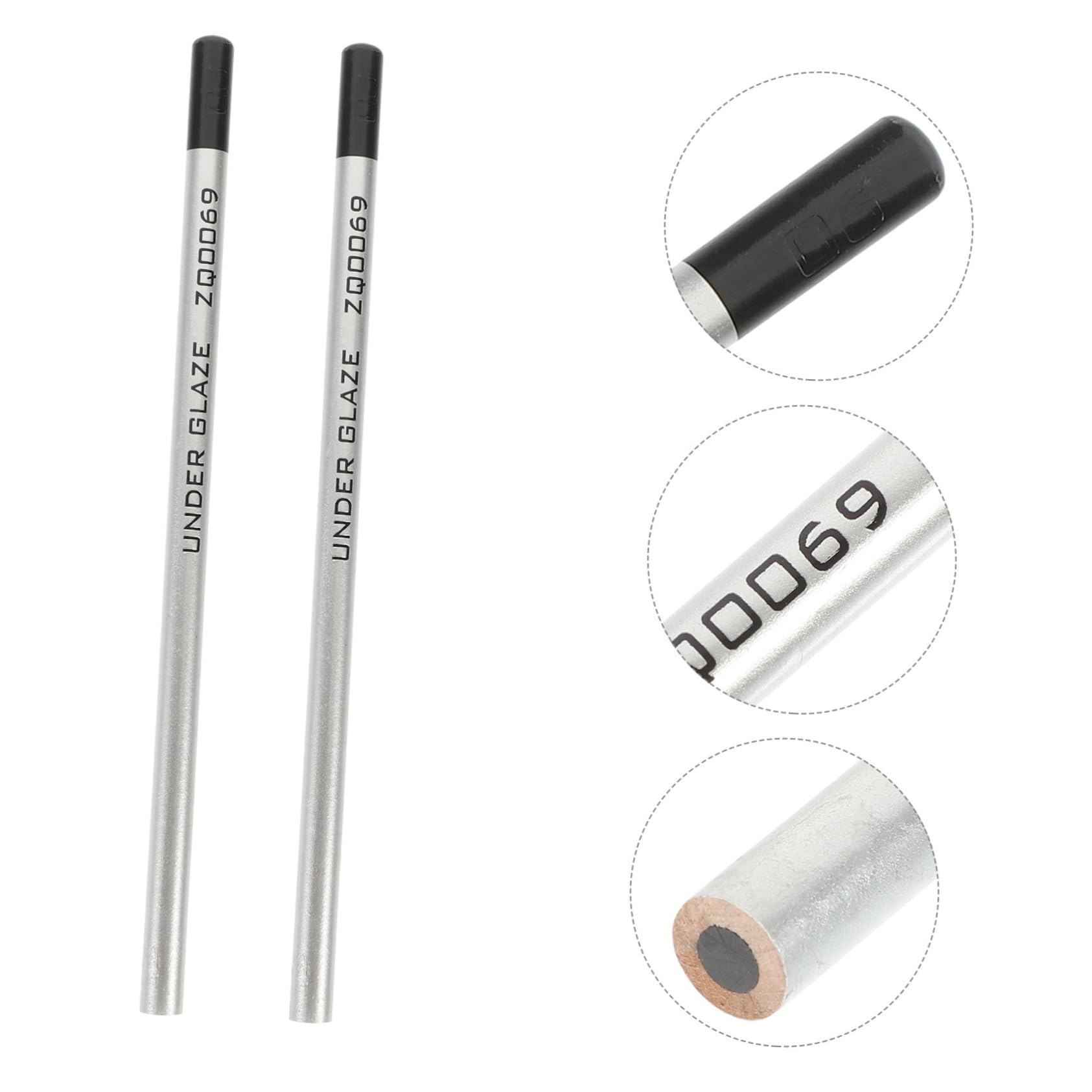 TEHAUX 3 Sets DIY Pottery Painting Pencils - Underglaze Ceramic Pencils for Hand-Painting - Easy to Clean Pottery Art Supplies (2 Pcs x 3) - Perfect for Pottery Classes, Home Crafts & Ceramic Decor Projects