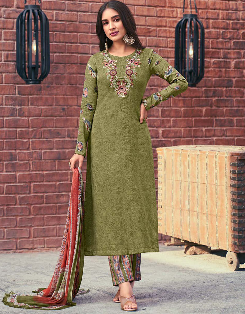 Brown Grey Straight Leg Pants - Pure Cotton Satin Fabric for Women - Perfect for Office Wear, Casual Outfits & Everyday Comfort