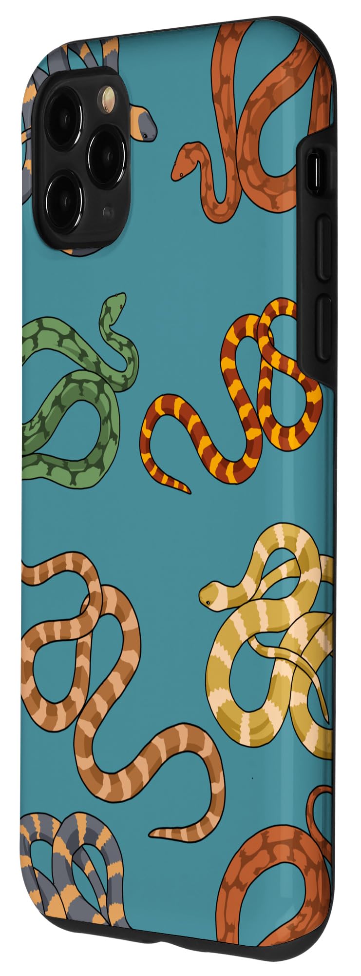 iPhone 11 Pro Max Case - Snake Lover Gift for Herpetology Enthusiasts, Hognose Snake Design Protective Phone Cover - Perfect for Reptile Keepers, Wildlife Biologists & Nature Lovers