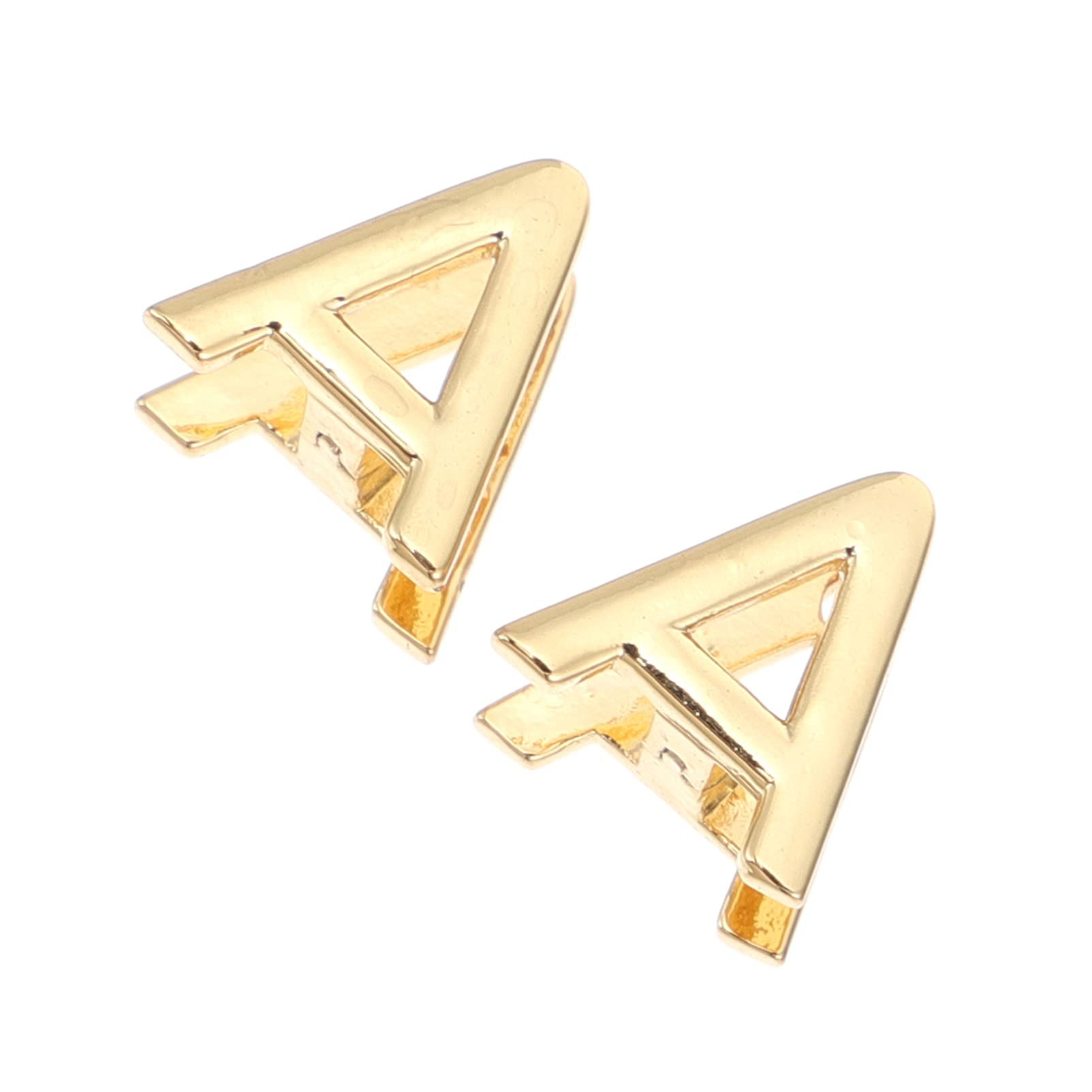 VALICLUD Women's Initial Letter Stud Earrings - 2Pcs Personalized A-Z Alphabet Block Stud Earrings for Teens & Women | Trendy Fashion Jewelry for Casual Wear, Office & Date Night