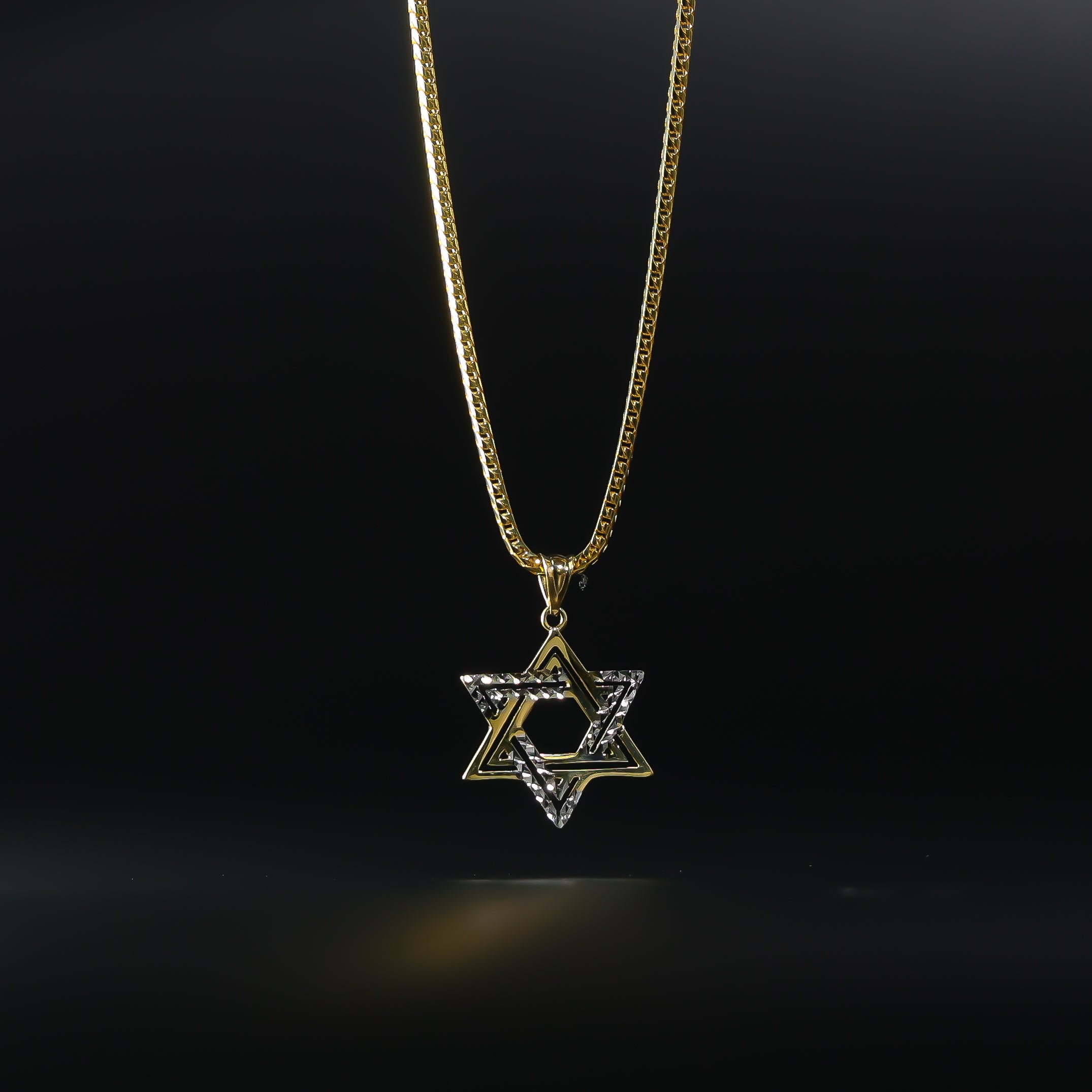18K Gold Large Star of David Pendant Necklace - Elegant Jewish Jewelry for Men & Women | Perfect for Hanukkah Gifts, Bar Mitzvah & Religious Occasions