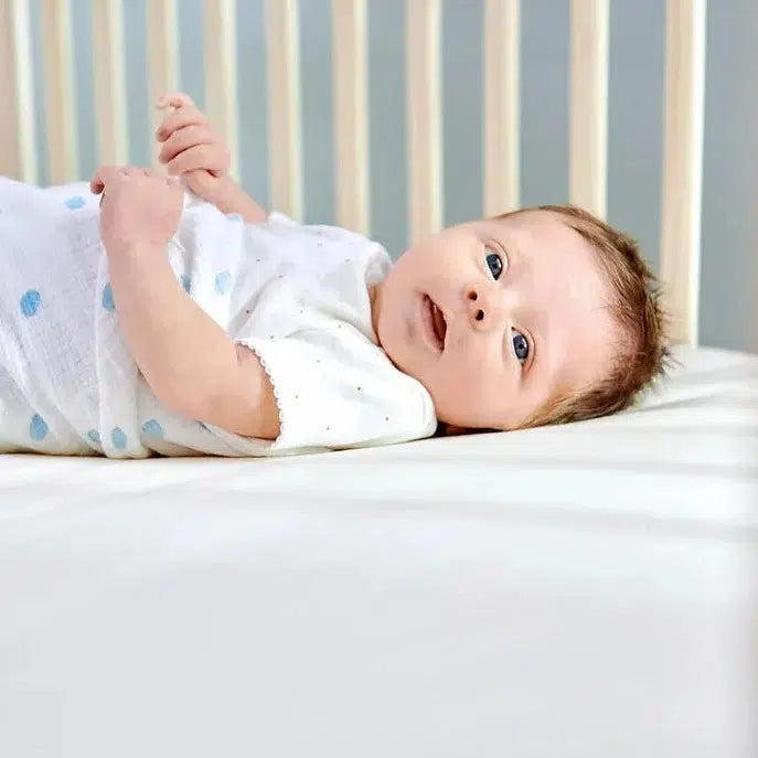 Naturepedic Organic Crib Mattress - Classic Series Lightweight Dual-Sided Baby Crib Mattress | Non-Toxic, Waterproof & Breathable | Perfect for Nursery, Daycare & Travel