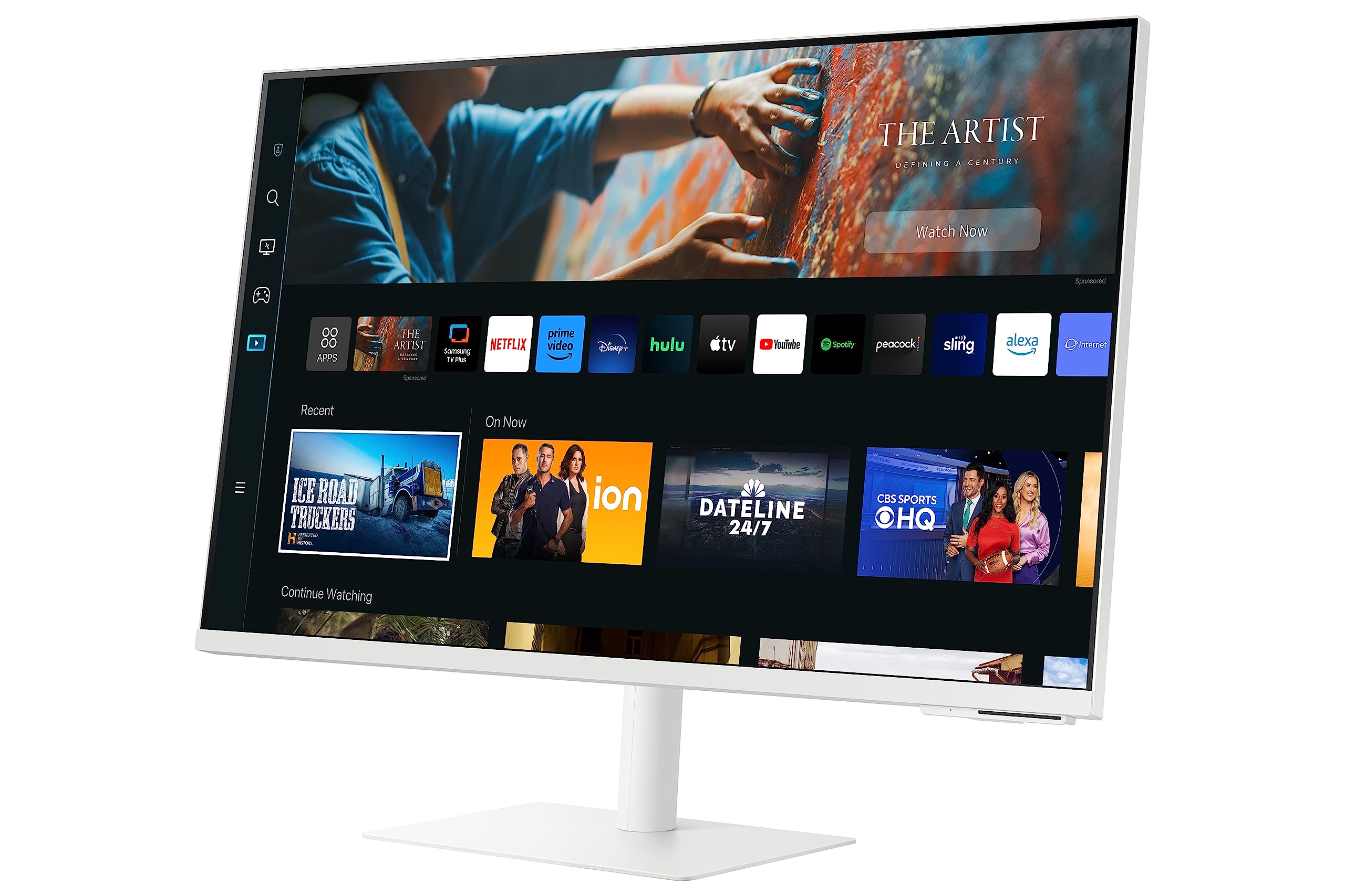 SAMSUNG 32-Inch M70C Series 4K UHD Smart Monitor with Streaming TV, Gaming Hub, Adjustable Stand, Remote PC Access & SlimFit Camera - Perfect for Home Office, Gaming & Entertainment