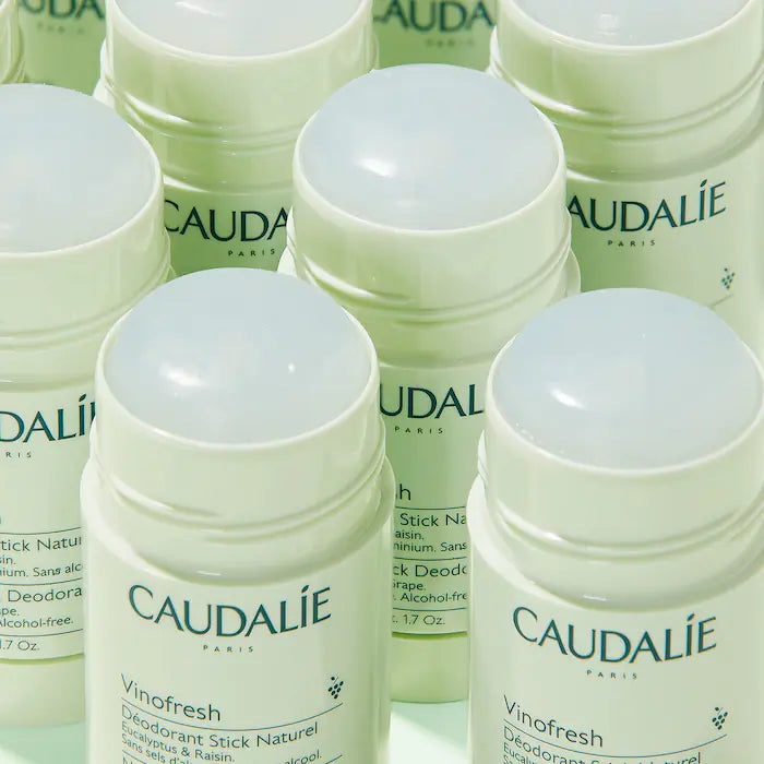 Vinafresh Natural Aluminum Free Deodorant by Caudalie - Fresh & Gentle Protection for Sensitive Skin - Perfect for Daily Use, Gym & Outdoor Activities