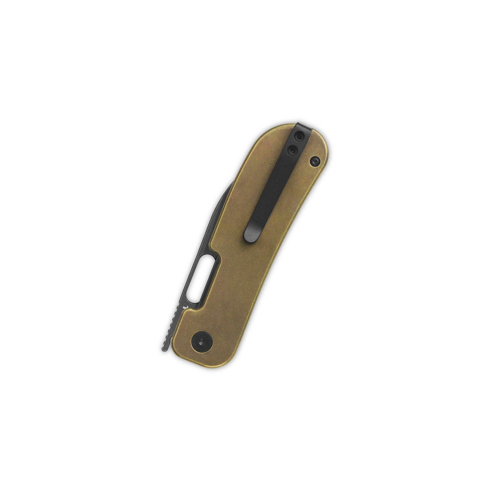 QSP Variant PE Liner Lock Pocket Knife - 14C28N Stainless Steel Blade & Titanium Handle - EDC Folding Knife for Camping, Hiking, Survival and Everyday Carry