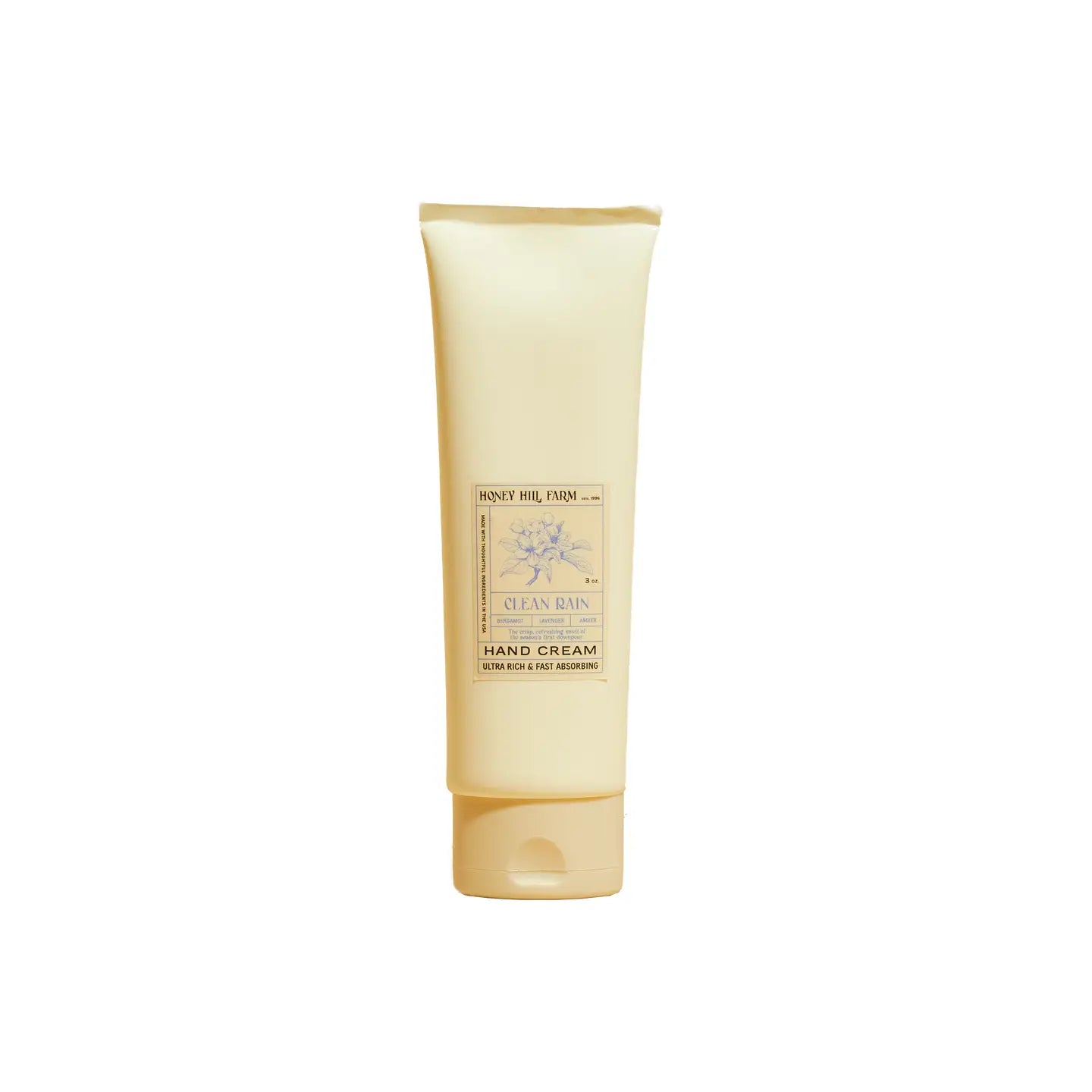 Clean Rain Hand Cream - Moisturizing & Nourishing for Dry Skin - Perfect for Winter Care & Daily Hydration