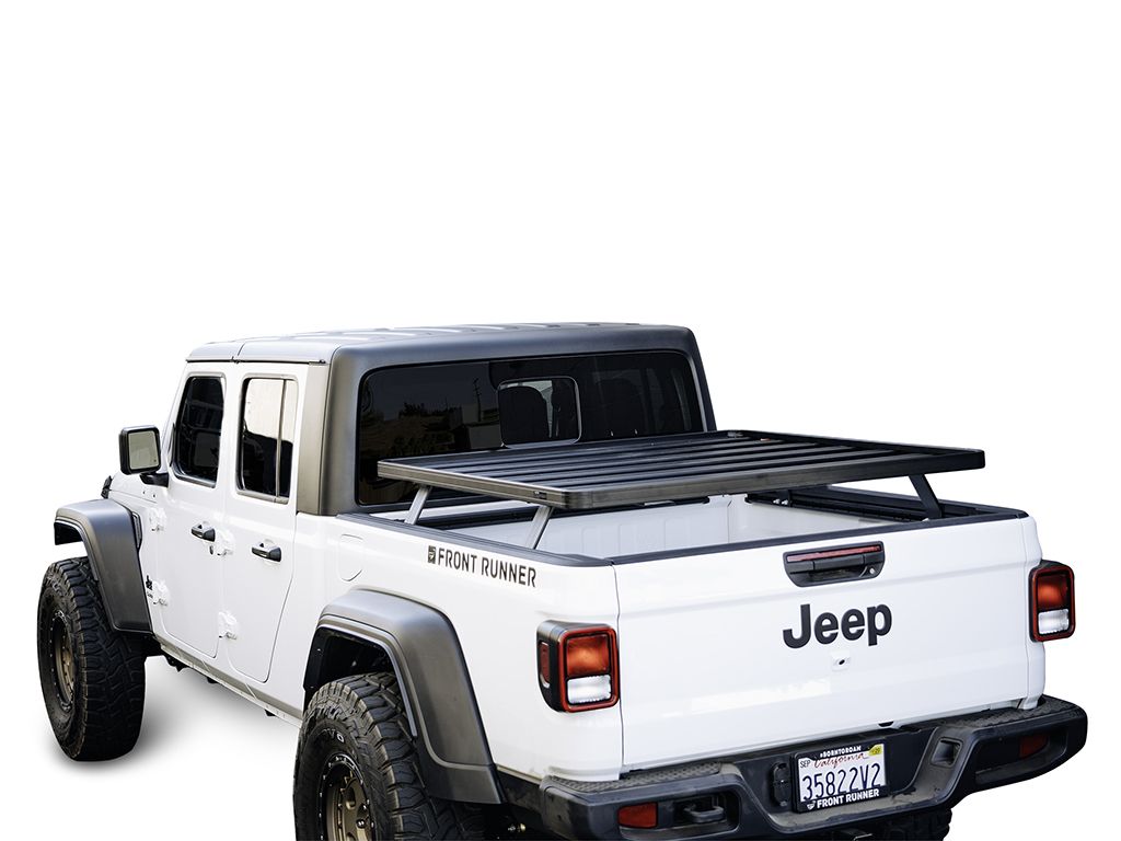 2019 Jeep Gladiator (JT) Slimline II Load Bed Rack Kit - Heavy Duty Aluminum Truck Bed Rack for Off-Road Adventures & Cargo Hauling