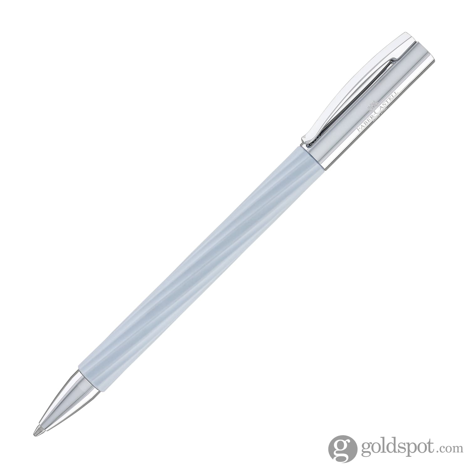 Faber-Castell Ambition Ballpoint Pen - Italic Ice Blue Limited Edition for Writing, Collecting & Gifting | Premium Office & Luxury Pen for Professionals