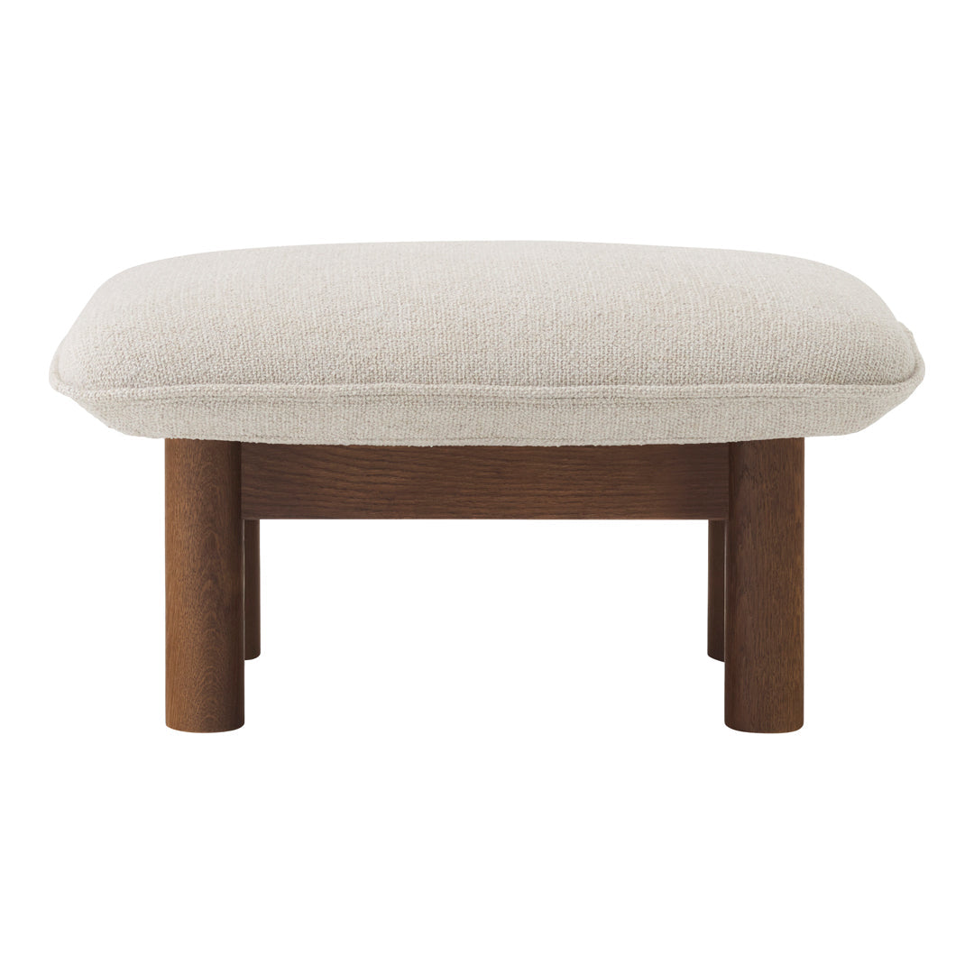 Brasilia Ottoman - Modern Round Storage Ottoman with Lift Top, Upholstered Footrest Stool for Living Room, Bedroom & Office - Perfect for Extra Seating, Storage & Home Decor