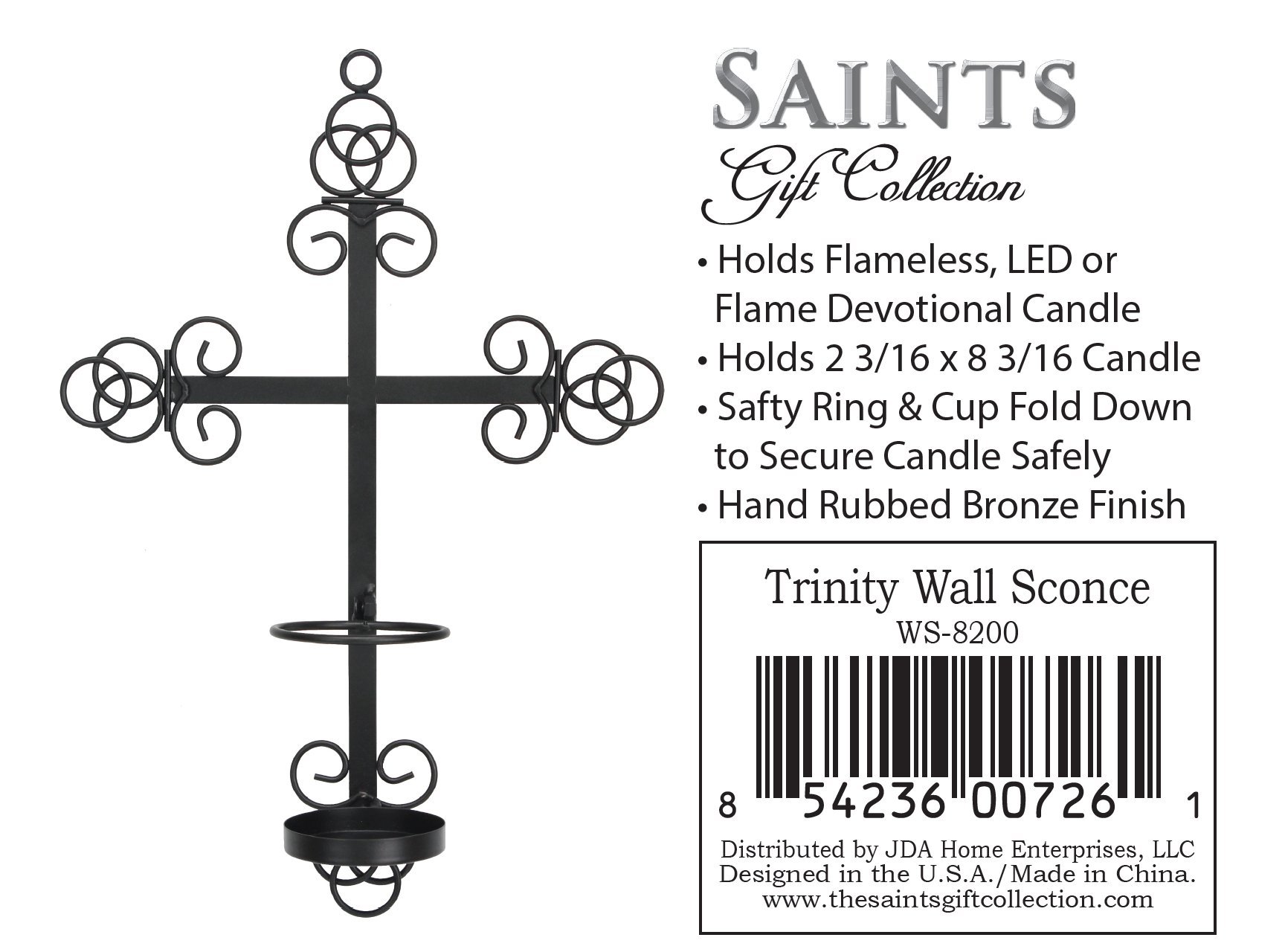 Saint Anthony LED Flameless Devotion Prayer Candle - Religious Gift with 6-Hour Timer for Safe Worship | Perfect for Home Altar, Church Decor & Spiritual Meditation