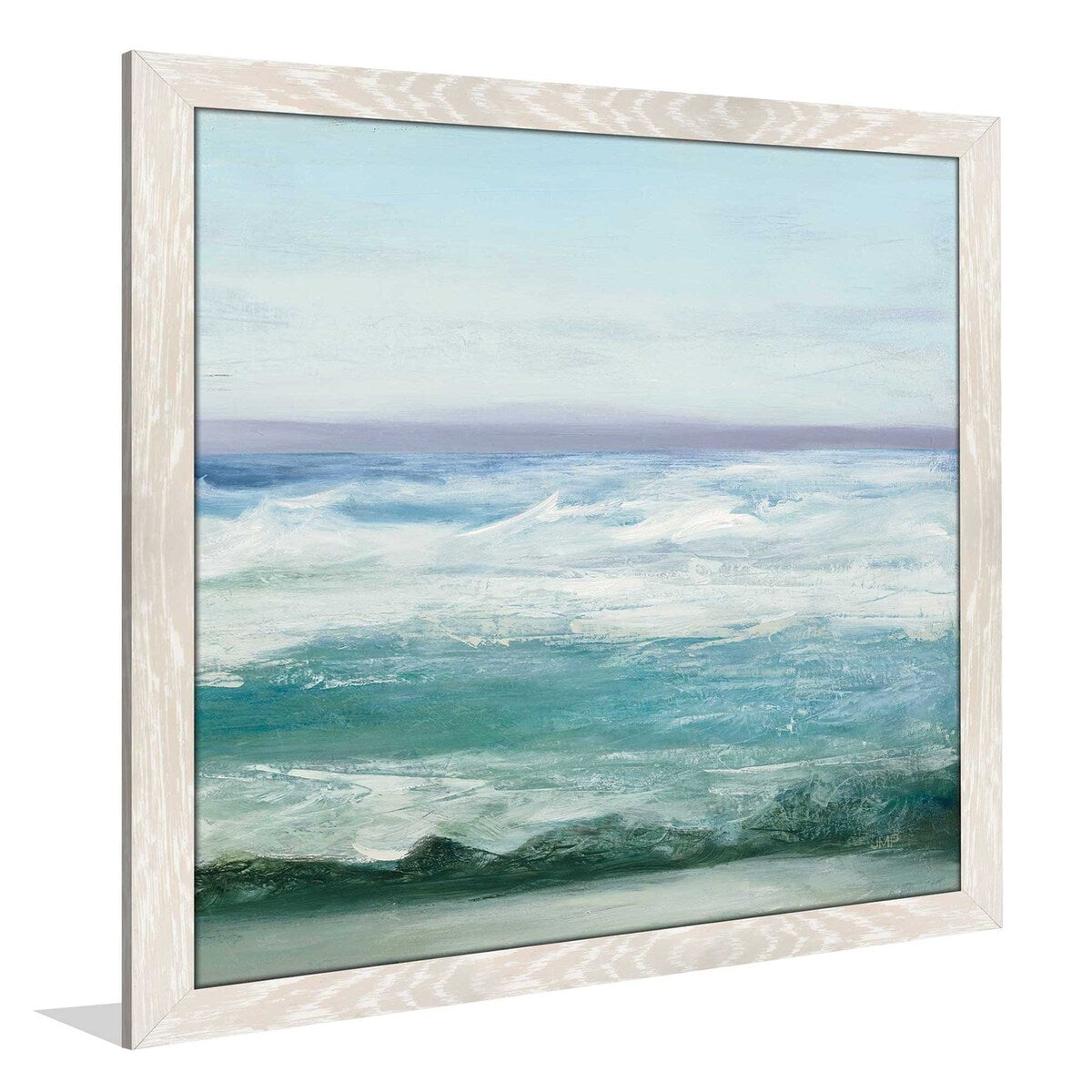 Azure Ocean I by Julia Purinton - Blue Abstract Art Print on Acrylic Panel - Perfect for Modern Home Decor, Office Wall Art & Coastal Themed Interiors