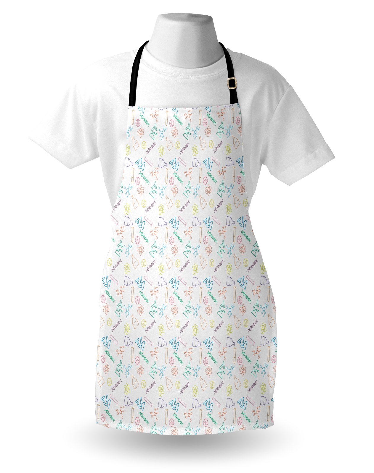 Ambesonne Science Apron - Chemistry Pattern for Cooking & Gardening