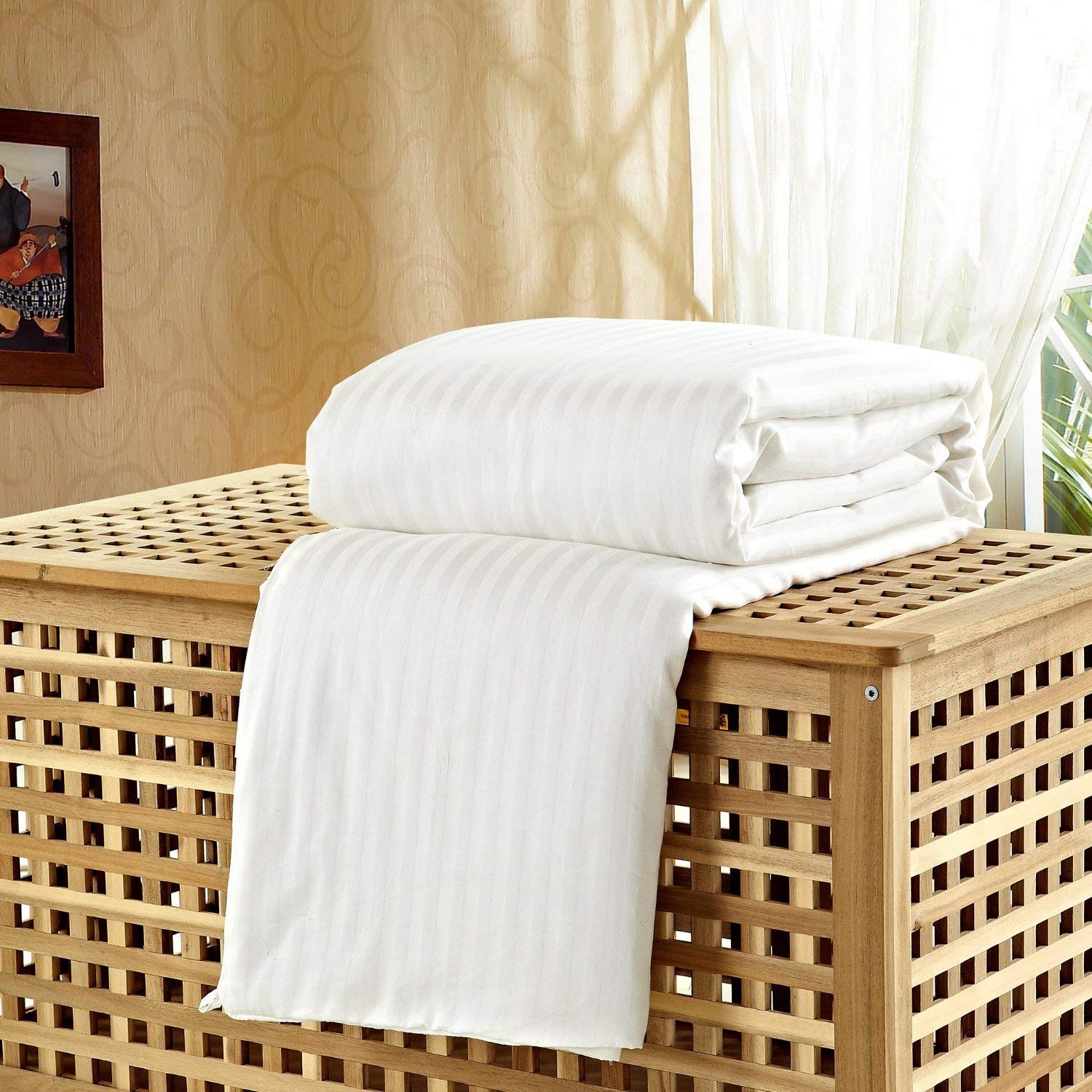 Premium 100% Pure Mulberry Silk Comforter - Crib Size 47x59 Inches (120x150cm) - Breathable & Hypoallergenic for Baby's Comfort - Perfect for Spring & Autumn Nursery Use