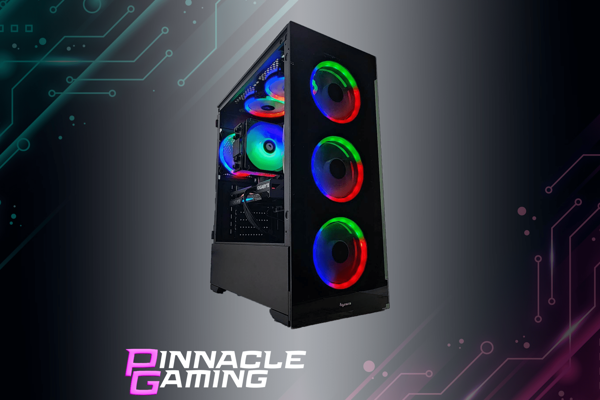 Custom Gaming PC - AMD Ryzen 5 Processor, RX 580 8GB GPU, 2TB SSD, 32GB DDR4 RAM, Black Case - High Performance Desktop for Gaming, Streaming & Content Creation