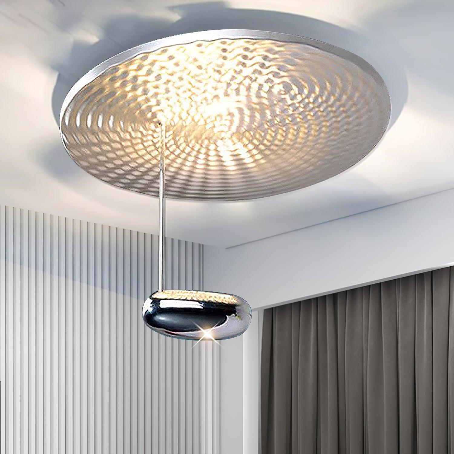Stylish Mercury Ceiling Light Fixture - Modern LED Chandelier for Living Room, Bedroom & Dining Room - Energy Efficient Indoor Lighting Solution