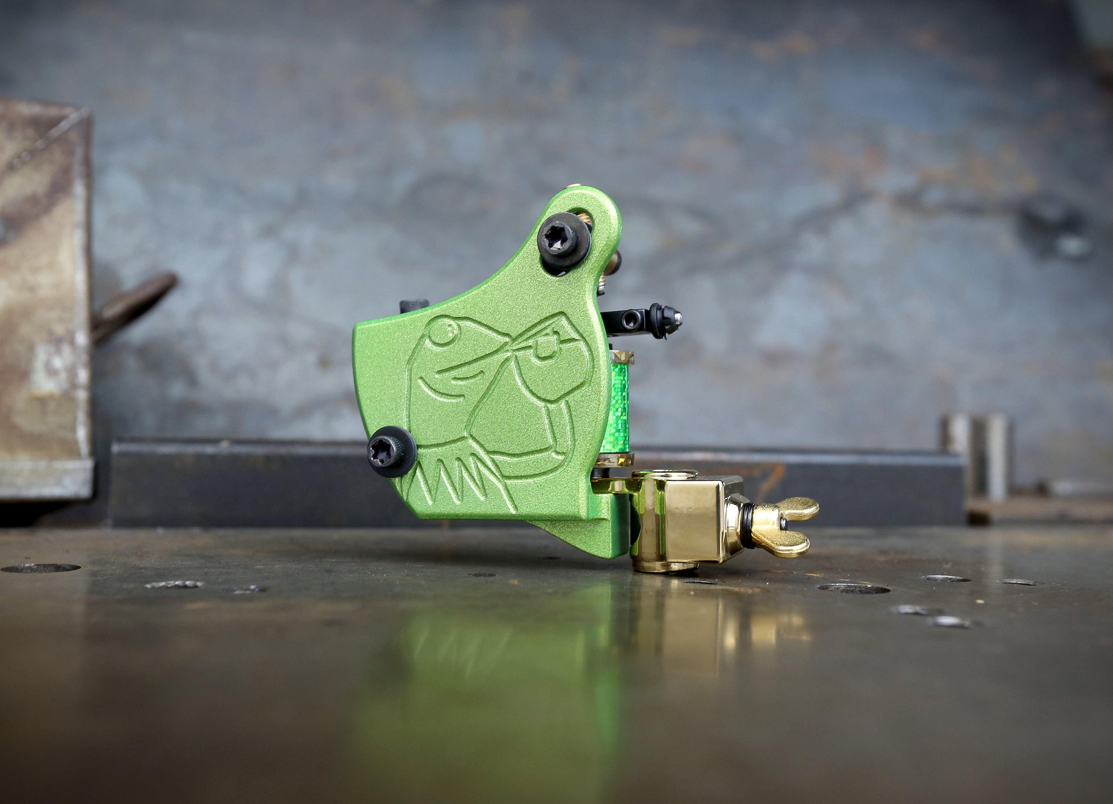 Limited Edition Mike Pike x Destroy Troy Teacup Liner Featuring Kermit the Frog - Unique Collectible for Disney Fans & Muppets Lovers - Perfect for Tea Parties, Gift Giving & Pop Culture Collections