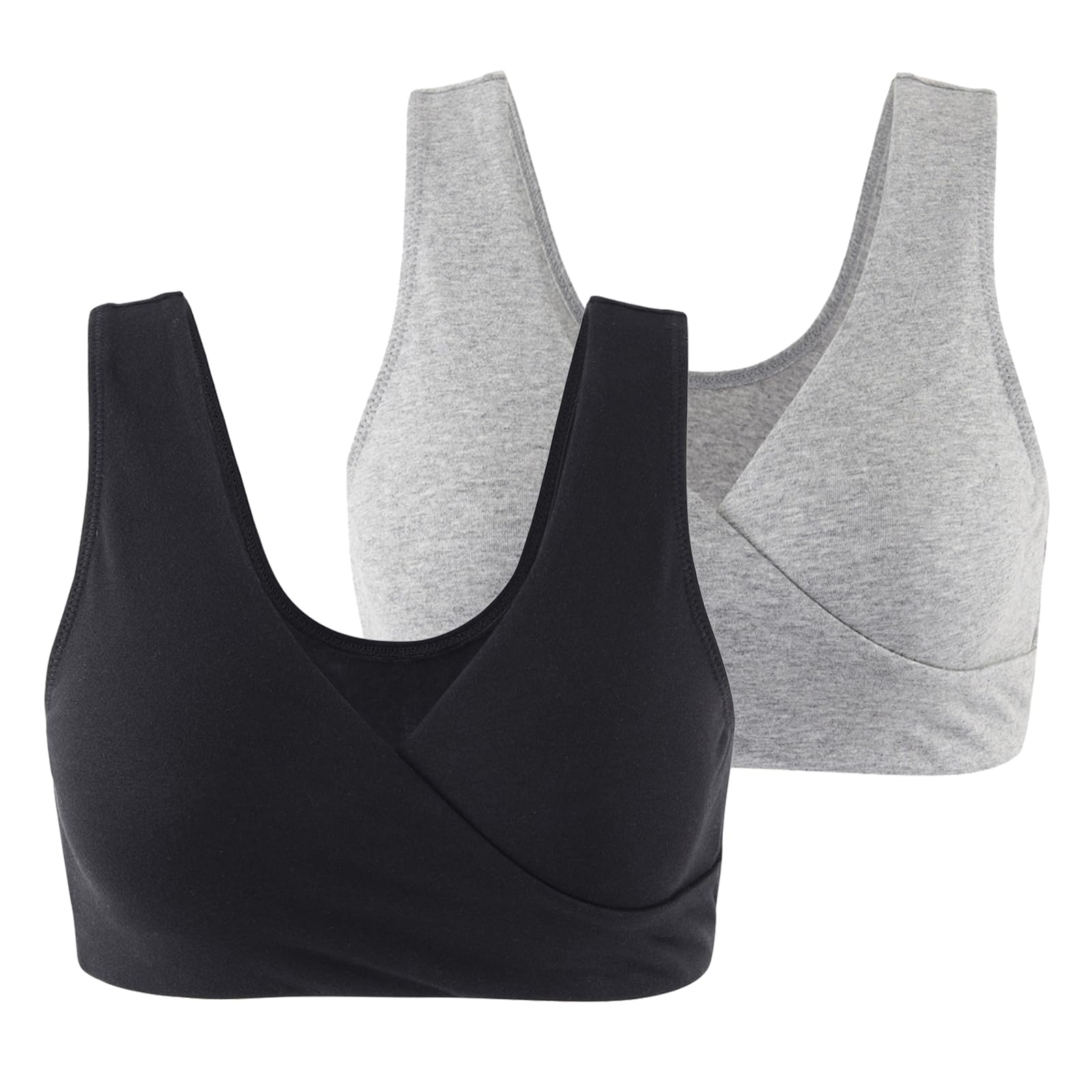Comfortable Wireless Nursing Sleep Bra for Women - Soft Cotton Maternity Bra for Breastfeeding & Nighttime Comfort - Perfect for Nursing Moms & Pregnancy Support