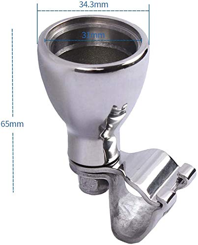 316 Stainless Steel Marine Boat Steering Wheel Knob - Heavy Duty Swivel Spinner for Smooth Maneuvering | Perfect for Fishing Boats, Yachts & Water Sports (Model 7300S1)