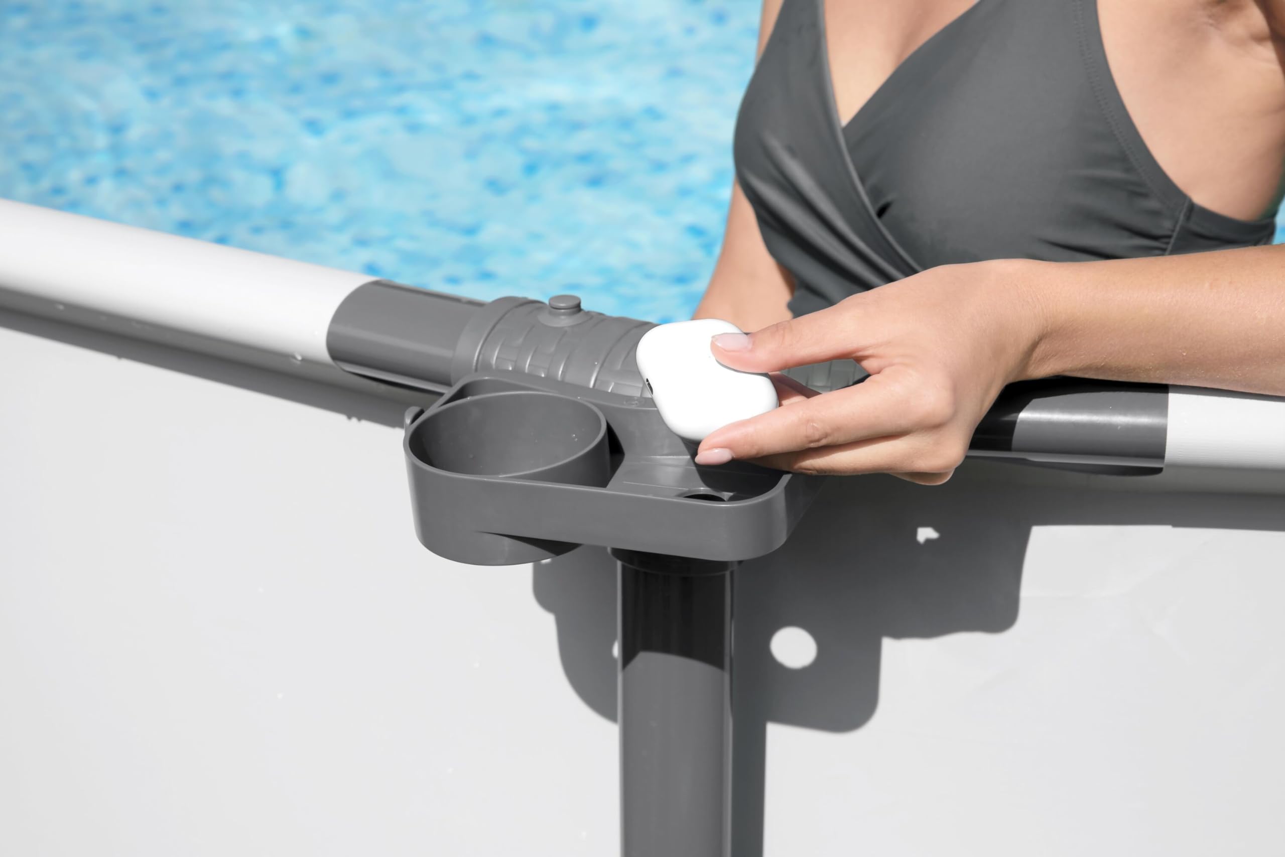 Bestway Flowclear™ Pool Drink Holder Set - 2 Pack, Floating Cup Holder for Swimming Pool, Hot Tub & Beach - Perfect for Summer Drinks, Cocktails & Beverages